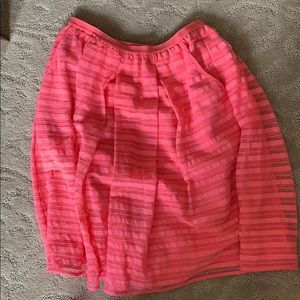 Anthropologie Spring Pink skirt